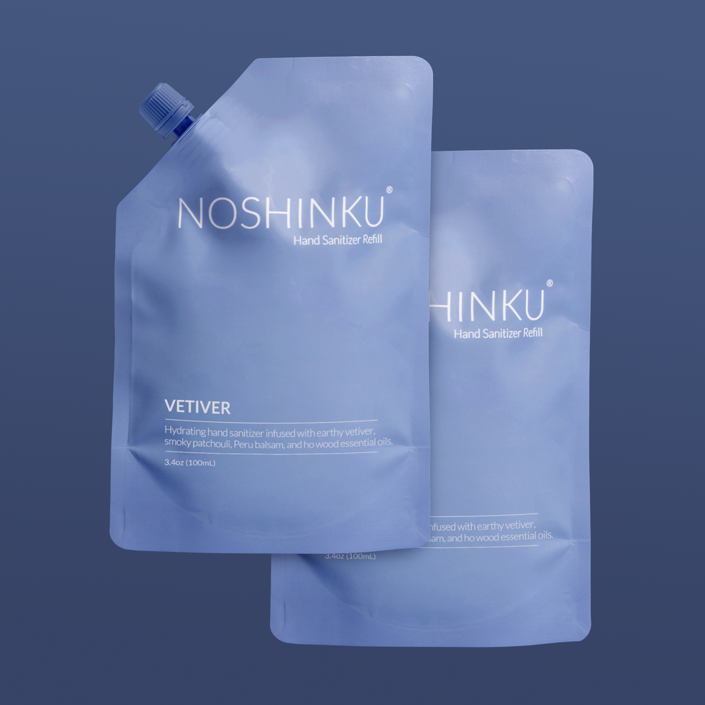 Nourishing Vetiver Organic Hand Sanitizer Refill Pouch – Noshinku