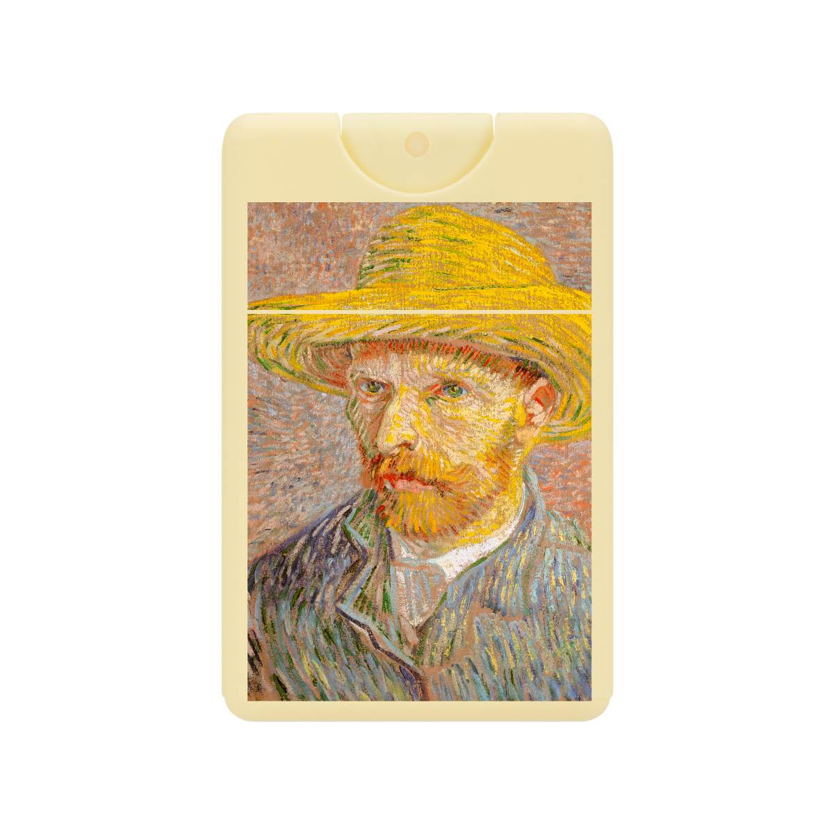 Vincent van Gogh's Self Portrait With Straw Hat Lemon Hydrating Pocket Hand Sanitizer